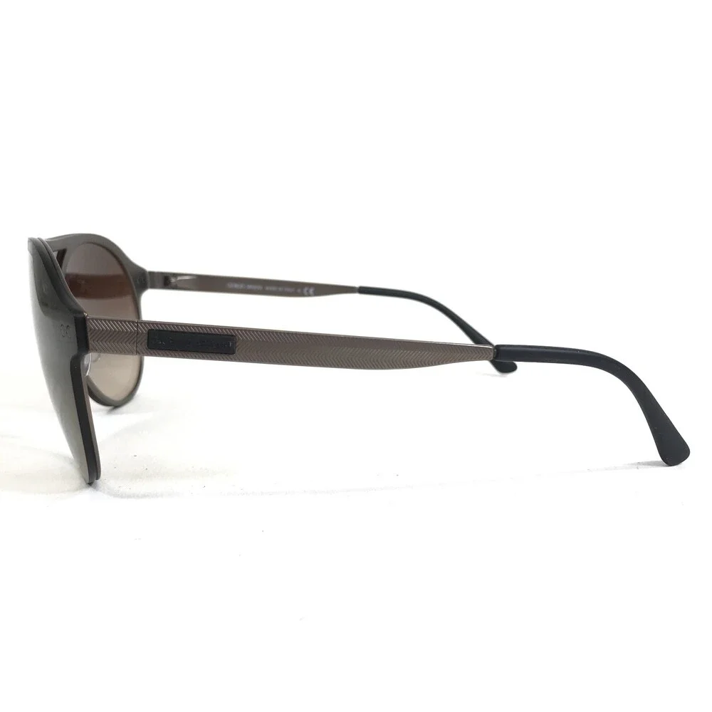 Giorgio Armani Sunglasses AR 6078 3006/13 Brown Round Frames with Brown Lenses